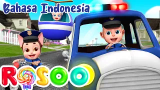 Police Song - Job and Career + Petak Umpet | Rosoo Bahasa Indonesia | Nursery Rhymes