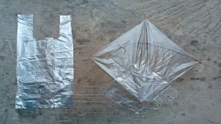 How to make Plastic Bag Kite | Guddu Patang banane ka tarika | New Experiment 🪁