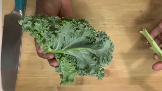How to Clean Chop and Cook Kale