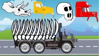 Trucks Street Vehicles | Excavators, Dump Truck, Tow Truck, Garbage Truck | Video For Everyone