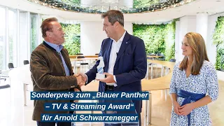 Sonderpreis zum „Blauer Panther – TV & Streaming Award“ für Arnold Schwarzenegger - Bayern
