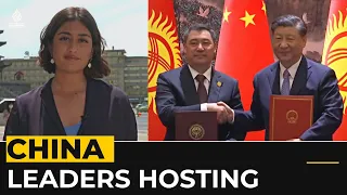 China: Hosts leaders of central Asian nations