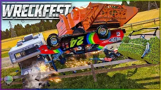 MIXED FARMLAND MAYHEM! | Wreckfest