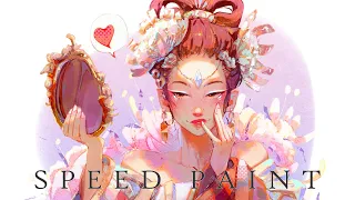 DRAWING PROCESS OF MY ARTWORK [ Speedpaint ] Photoshop💗