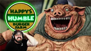 THIS GAME IS LIKE A HORROR MOVIE | Happy Humble Burger Farm | Full Game