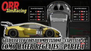 04 GUIA COMPLETA ACC - COMO HACER REGLAJES SETUPS PARTE 1 - ASSETTO CORSA COMPETIZIONE OBRSimRacing