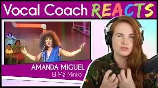Vocal Coach reacts to Amanda Miguel - El Me Mintio (Live En Vivo)