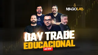 DAY TRADE AO VIVO - MINI ÍNDICE, DÓLAR E AÇÕES 23/05/2024