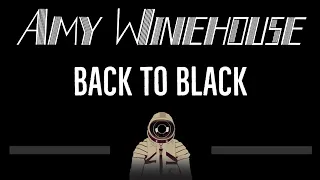 Amy Winehouse • Back To Black (CC) (Upgraded Video) 🎤 [Karaoke] [Instrumental Lyrics]