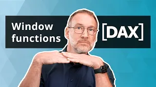 Introducing window functions in DAX