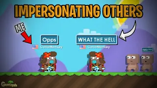 IMPERSONATING OTHER PLAYERS!! (changing to their names) - Growtopia