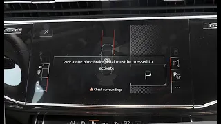 How To Use Park Assist / Self Parking on an Audi | With Angel