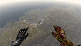 Jumping from Sheogorad to Vivec