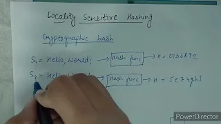 Locality Sensitive Hashing || LSH ||  Web Intelligence & Big Data|| LSH & Memory || 8 semester