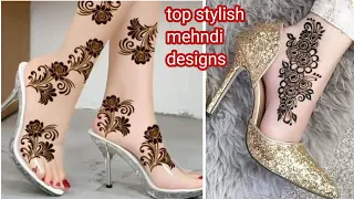 top trending foot mehndi designs ideas