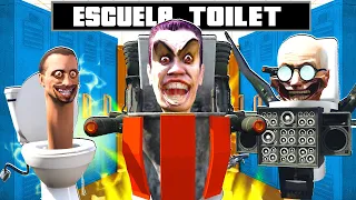 ENTRO EN LA ESCUELA DE SKIBIDI TOILETS EN GTA 5 !! (Skibidi Toilet mod)