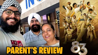 My Parent's Watched 83 The Film | 83 Parent's Review | Kabir Khan | Ranveer Singh