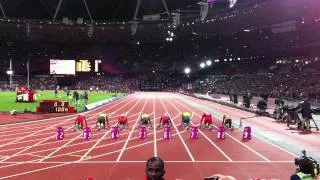 Men's 100m Final - London 2012 Olympics