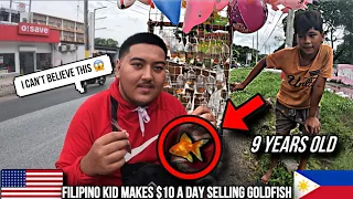 This Filipino Kid Shocked Me In The Philippines!🇵🇭 Foreigner Buys $1 Fish From Filipino Vendor Kid