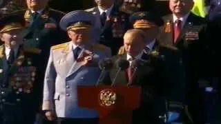 Парад Победы в Москве Выступление В Путина 9 мая 2014