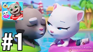 TALKING TOM POOL | Gameplay Walkthrough: Part 1 - NEW UPDATE (iOS, Android) (Outfit 7)