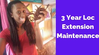 3 Year Loc Extension Maintenance | Wash & Retwist | Loc Maintenance in my RV