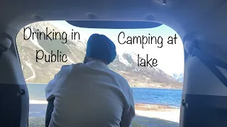 Camping in car NZ,Lake Pearson NZ Punjabi Vlog.Tequila Shots in public.Day trip Fun | VLOGS BY SARAV
