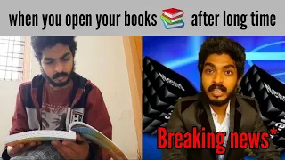 when you open your books after long time