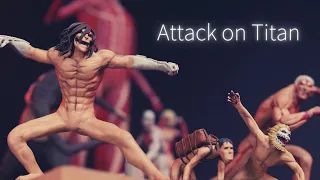 Attack on Titan Classic 8 Titans Sculpture | Shingeki No Kyojin | (3)