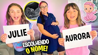 ESCOLHENDO o NOME da NOSSA BEBÊ com a AJUDA dos INSCRITOS! Pai Também Vloga