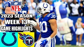 Indianapolis Colts vs Tennessee Titans FULL GAME 3rd QTR (12/03/23) WEEK 13 | NFL Highlights 2023