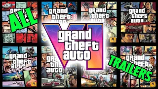 ALL Grand Theft Autos TRAILERS (GTA 1-6) (1997-2025) GTA 6 Trailer