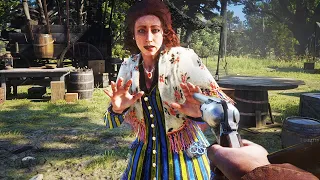 Arthur Robs Gang Members at Camp | Red Dead Redemption 2