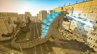 Godzilla destroyed a city in Russia 🐻 Teardown