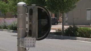 City of Albuquerque removes speed camera after thieves strike