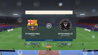 FIFA 23 - Barcelona Vs Inter Miami #fifa23 #easportsfifa #fc24 #easports #messi