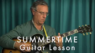 SUMMERTIME easy jazz guitar tutorial