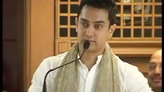 Aamir khan. Speech on Education