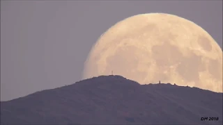 Mission Peak Moonrise  - 22 October 2018