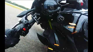 KAWASAKI Z900 on track (Mettet) & CRASH