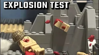 LEGO WW2 Test 5: Explosions | Stop-motion animation