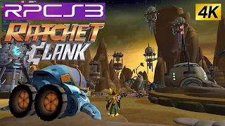 PS3 4k Ratchet and Clank 1 HD RPCS3 Emulator PC gameplay