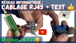 Tuto DiY Câblage RJ45 + Astuce TEST Réseaux 😉