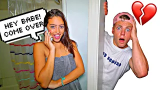 I SNUCK INTO MY GIRLFRIENDS HOUSE FOR 24 HOURS! *WHO IS HE*