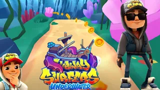 SUBWAY SURFERS GAMEPLAY PC HD 2024 - UNDERWATER - JAKE DARK  OUTFIT HOT ROD BOARD | Underwater Hd |