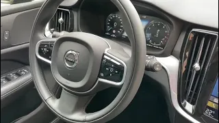 Volvo V60 Momentum Pro. Pebble Grey Metallic Moritz Leather. Interior and Exterior