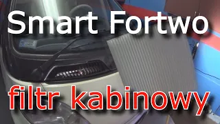 Smart Fortwo - wymiana filtra kabinowego