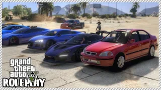 GTA 5 Roleplay - Sleeper Honda Civic Drag 'EMBARRASSED' Supercars | RedlineRP #195