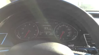 Audi A8 3.0 TFSI acceleration on country road