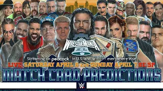 WWE WrestleMania 40 - Match Card Predictions